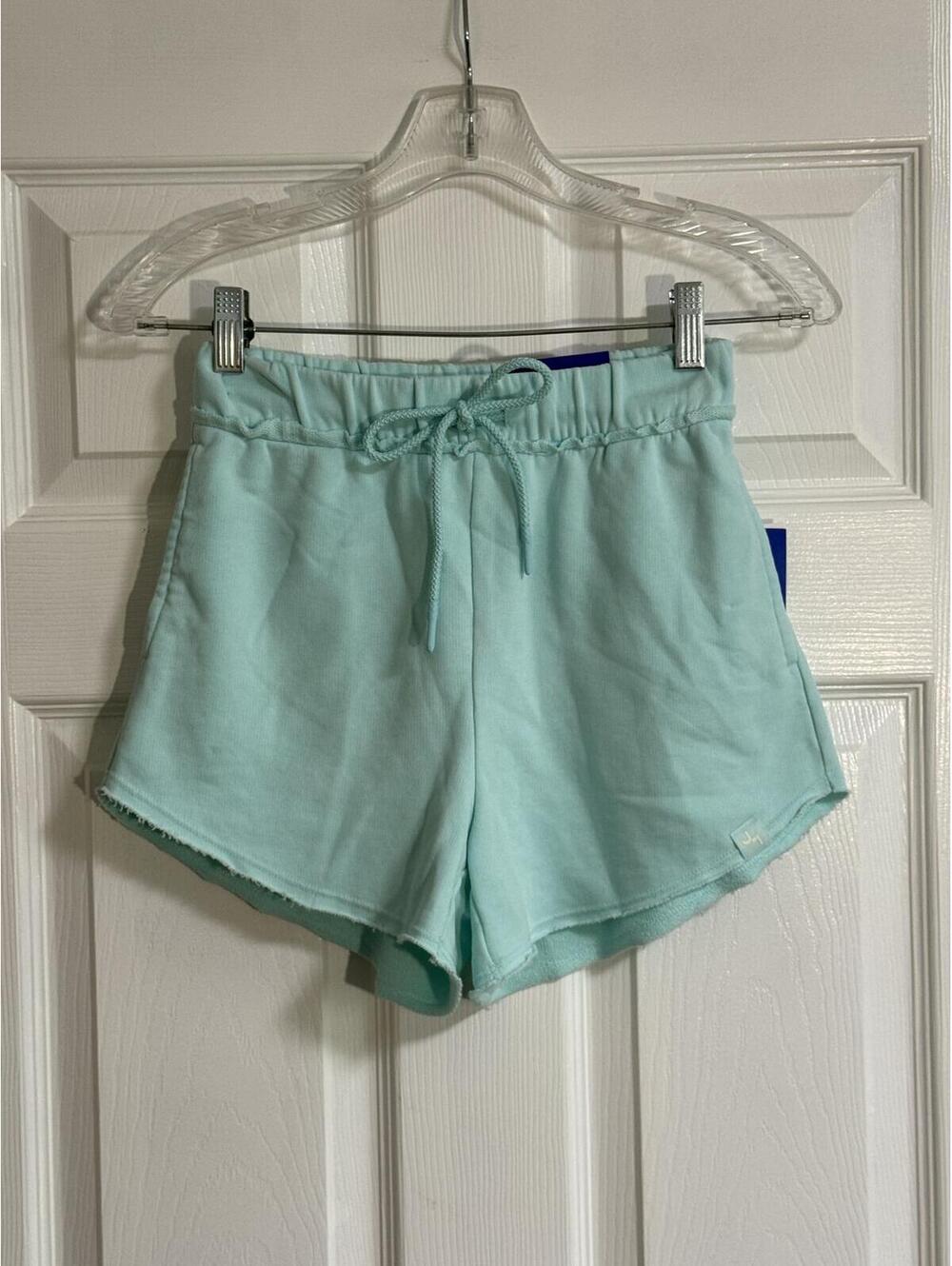 JoyLab women's high-rise mint green shorts, size XXS